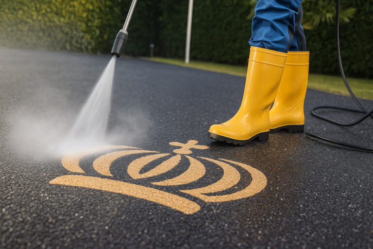 Reinigung und Versieglung Steinteppich